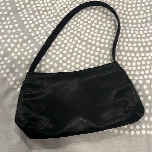 Vintage Satin and Sequin Clutch Bag - Picture 3 of 4